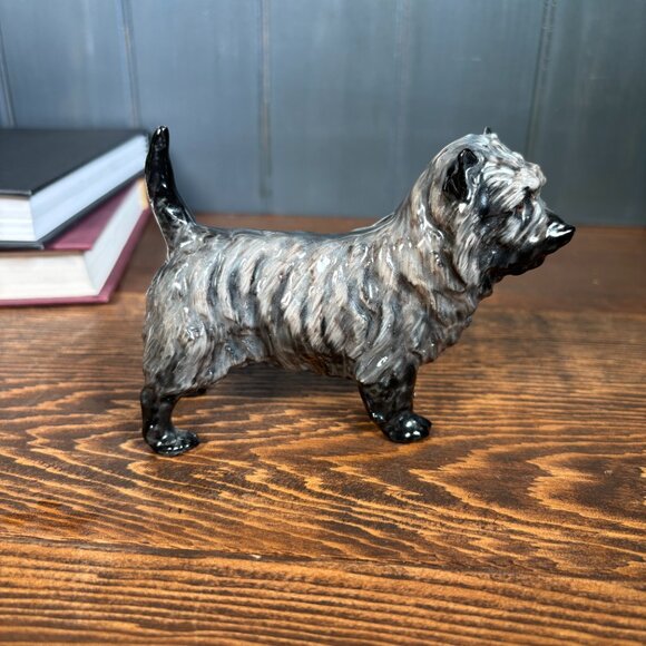 Royal Doulton Cairn Terrier Dog Figurine HN 1035 Vintage English Porcelain Dog - Picture 3 of 17